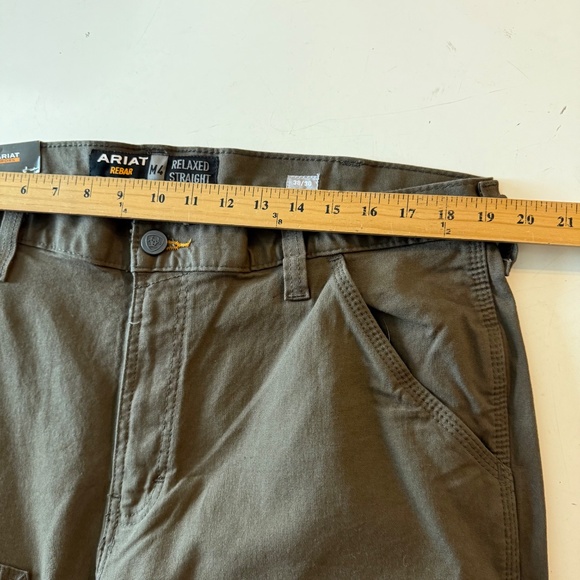 ARIAT Rebar M4 Duraster Dark Green Reinforced Knee Cargo Pants Mens 38 x 30 NWT - Picture 9 of 12